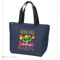 Nacho Average Principal Funny Mexican Cactus Cinco De Mayo Tote Bag thumb 3