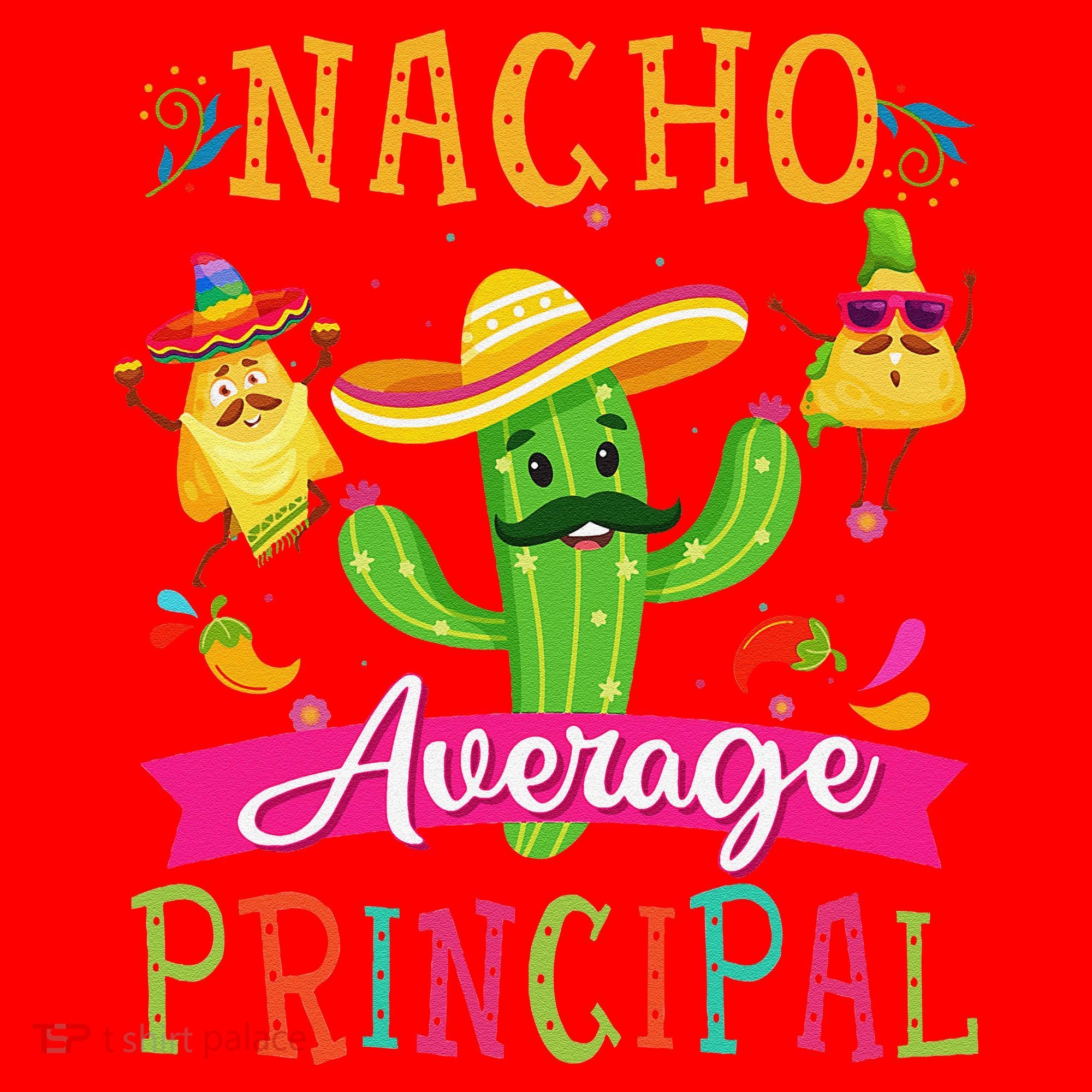Nacho Average Principal Funny Mexican Cactus Cinco De Mayo Santa Hat