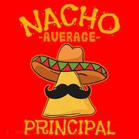 Nacho Average Principal Administrator Director Cinco De Mayo Santa Hat thumb 1