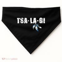 Native American Pride Cherokee Keetoowah Nation Tsi Tsalagi USA-Made Doggie Bandana thumb 0