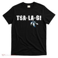 Native American Pride Cherokee Keetoowah Nation Tsi Tsalagi T-Shirt thumb 0