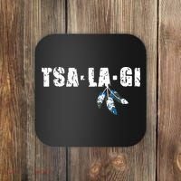 Native American Pride Cherokee Keetoowah Nation Tsi Tsalagi Coaster thumb 0