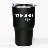 Native American Pride Cherokee Keetoowah Nation Tsi Tsalagi Tumbler thumb 0