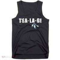 Native American Pride Cherokee Keetoowah Nation Tsi Tsalagi Tank Top thumb 0