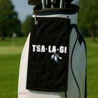 Native American Pride Cherokee Keetoowah Nation Tsi Tsalagi Golf Towel thumb 2