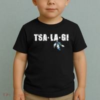 Native American Pride Cherokee Keetoowah Nation Tsi Tsalagi Toddler T-Shirt thumb 2