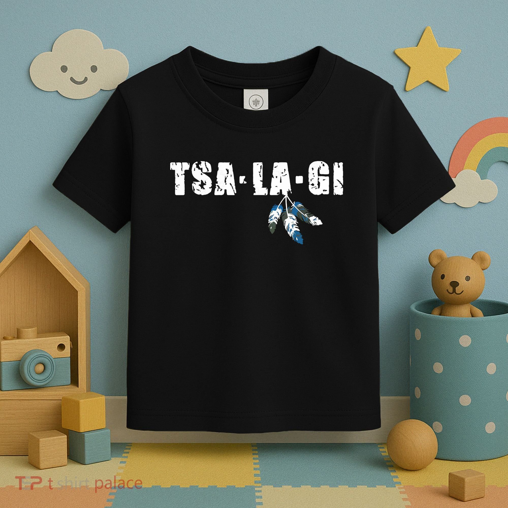 Native American Pride Cherokee Keetoowah Nation Tsi Tsalagi Toddler T-Shirt