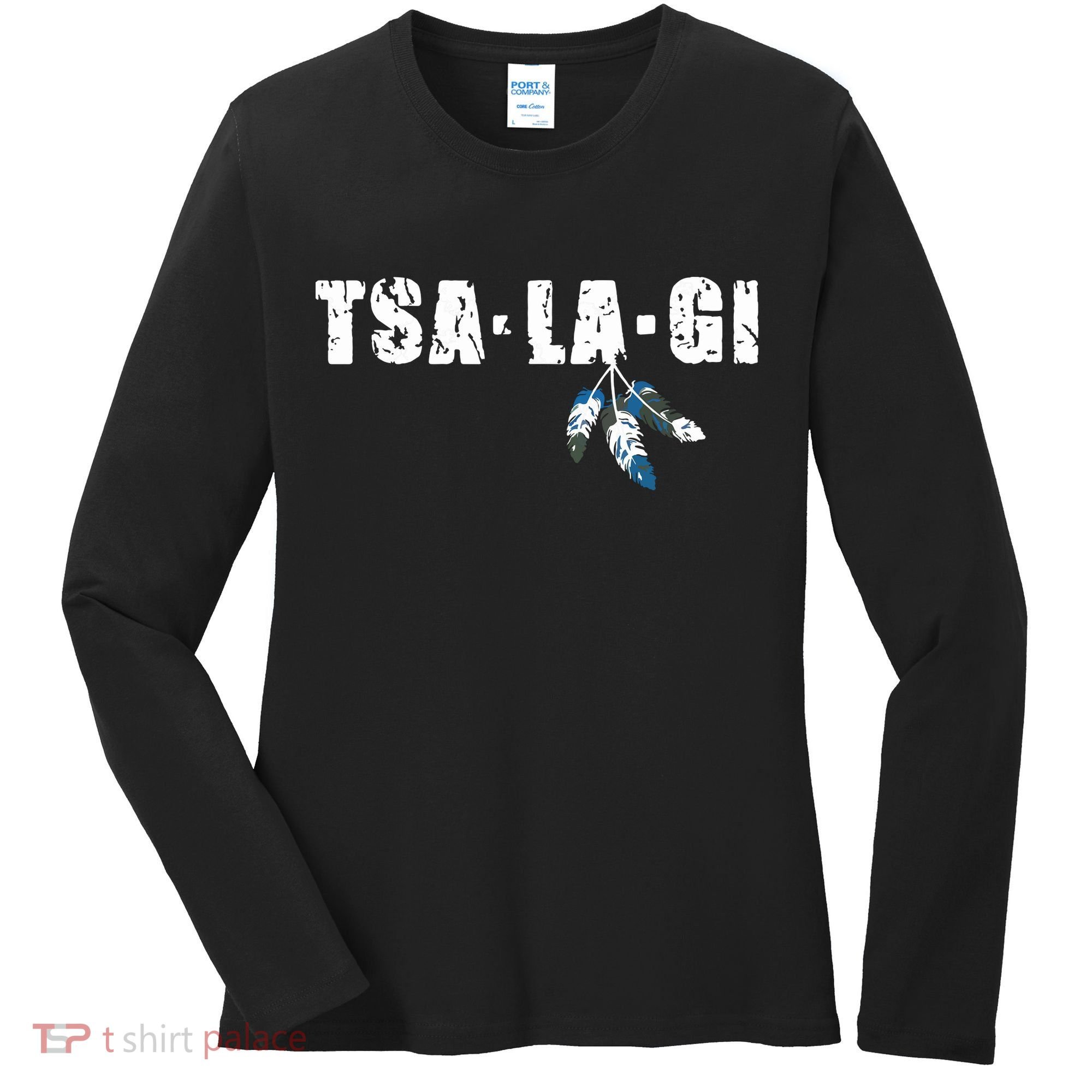 Native American Pride Cherokee Keetoowah Nation Tsi Tsalagi Women's Long Sleeve Shirt