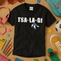 Native American Pride Cherokee Keetoowah Nation Tsi Tsalagi Kids T-Shirt thumb 3