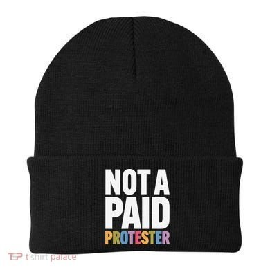 Not A Paid Protester Anti 8647 Liberal Leftist Progressive Beanie