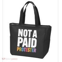 Not A Paid Protester Anti 8647 Liberal Leftist Progressive Tote Bag thumb 3