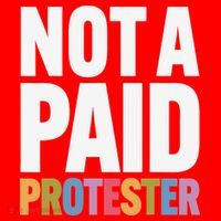 Not A Paid Protester Anti 8647 Liberal Leftist Progressive Santa Hat thumb 1