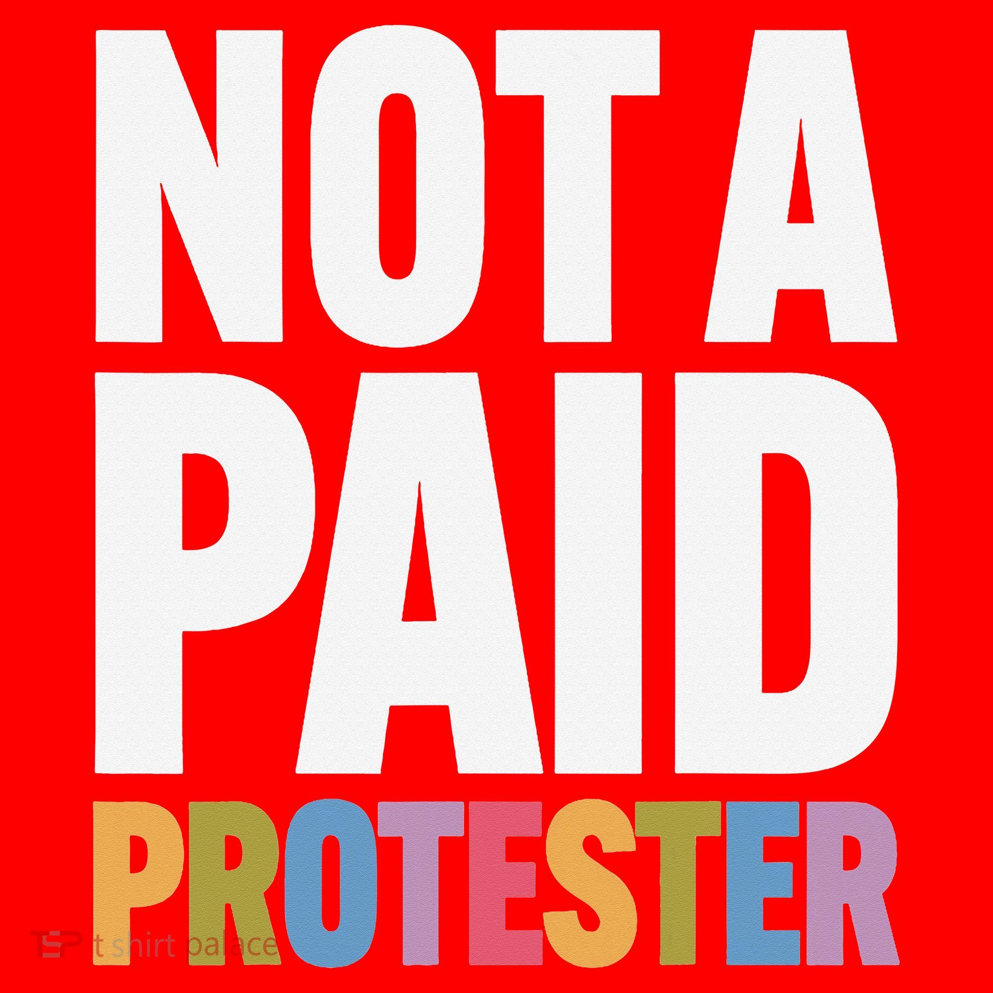 Not A Paid Protester Anti 8647 Liberal Leftist Progressive Santa Hat