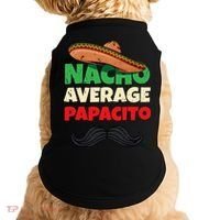 Nacho Average Papacito Mexican Father Day Apparel Latino Dad Doggie Tank thumb 0