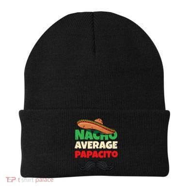 Nacho Average Papacito Mexican Father Day Apparel Latino Dad Beanie