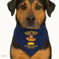 Nacho Average Physical Therapy Assistant Cinco De Mayo USA-Made Doggie Bandana thumb 1