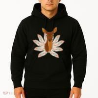 Native American Pattern Totem Deer Hoodie thumb 2
