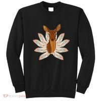 Native American Pattern Totem Deer Sweatshirt thumb 0