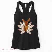 Native American Pattern Totem Deer Women's Tank Top thumb 0