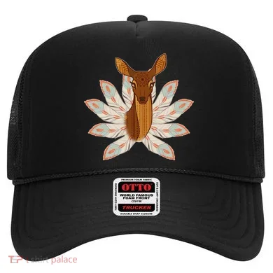 Native American Pattern Totem Deer Hat