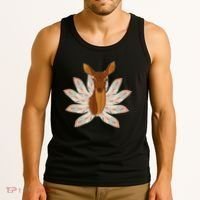 Native American Pattern Totem Deer Tank Top thumb 3