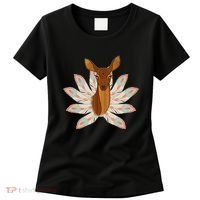 Native American Pattern Totem Deer Women's T-Shirt thumb 0