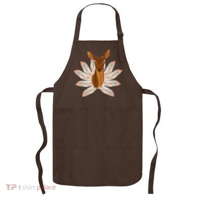 Native American Pattern Totem Deer Apron