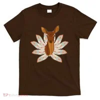 Native American Pattern Totem Deer T-Shirt thumb 0