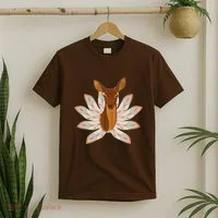 Native American Pattern Totem Deer T-Shirt thumb 2