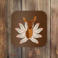 Native American Pattern Totem Deer Coaster thumb 0