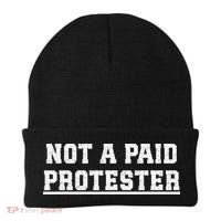 Not A Paid Protester Beanie thumb 0