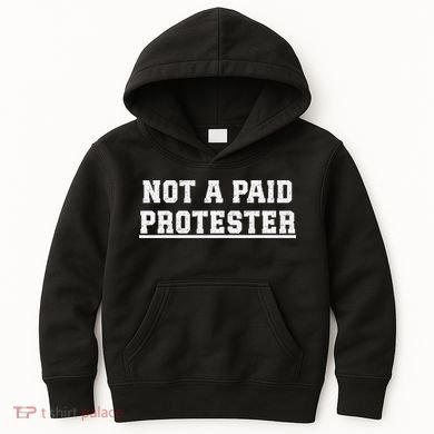 Not A Paid Protester Kids Hoodie