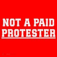 Not A Paid Protester Santa Hat thumb 1