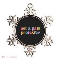 Not A Paid Protester Resist Political Protest Against Trump Ornament thumb 0