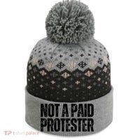 Not A Paid Protester The Baniff Cuffed Pom Beanie thumb 0