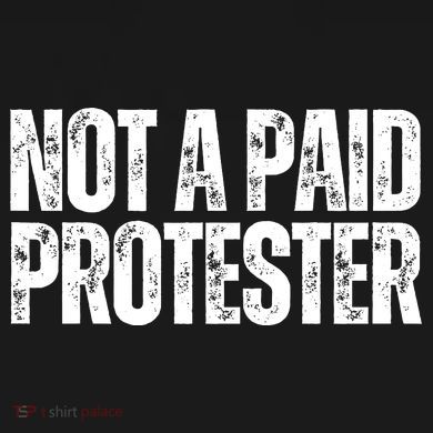 Not A Paid Protester Doggie Tank