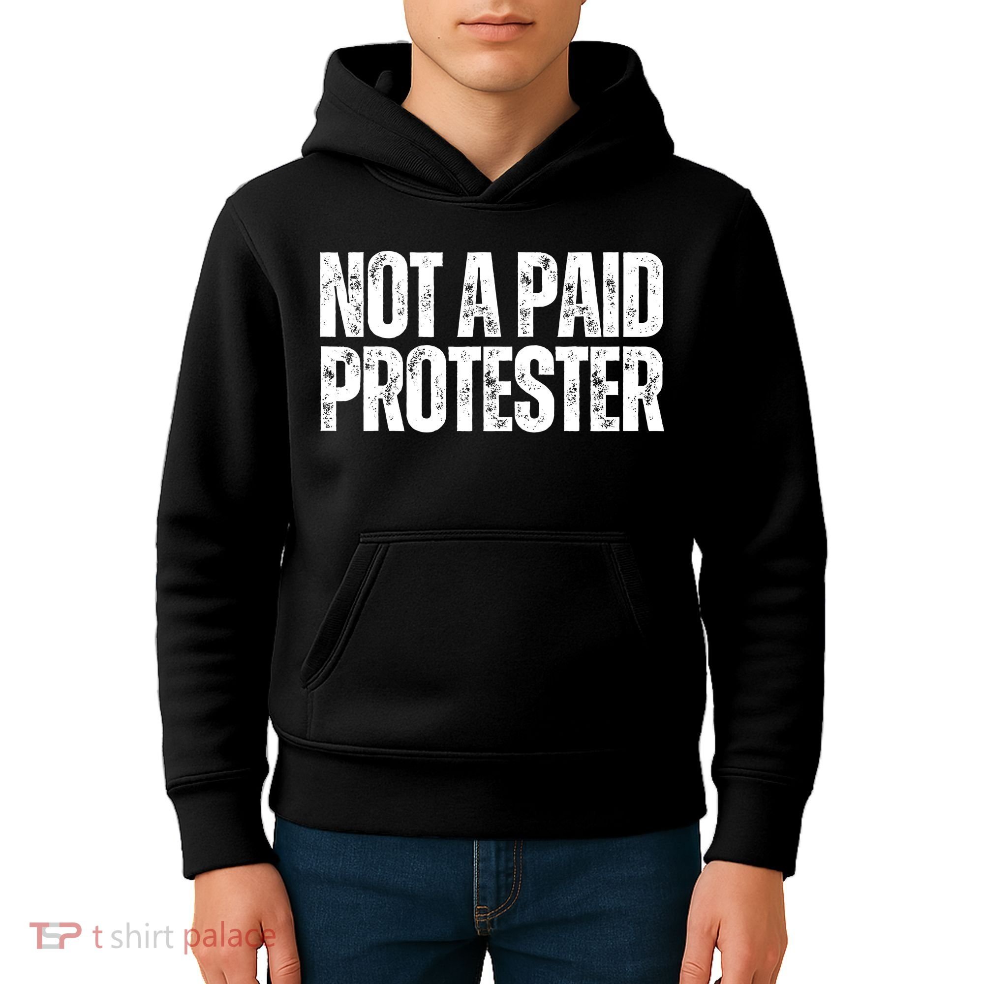 Not A Paid Protester Kids Hoodie