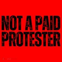 Not A Paid Protester Santa Hat thumb 1