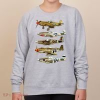 North American P51 Mustang WW2 Fighter Women's Sweatshirt thumb 0
