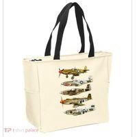 North American P51 Mustang WW2 Fighter Tote Bag thumb 2