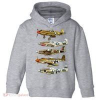 North American P51 Mustang WW2 Fighter Toddler Hoodie thumb 0