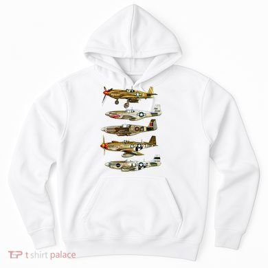 North American P51 Mustang WW2 Fighter Hoodie