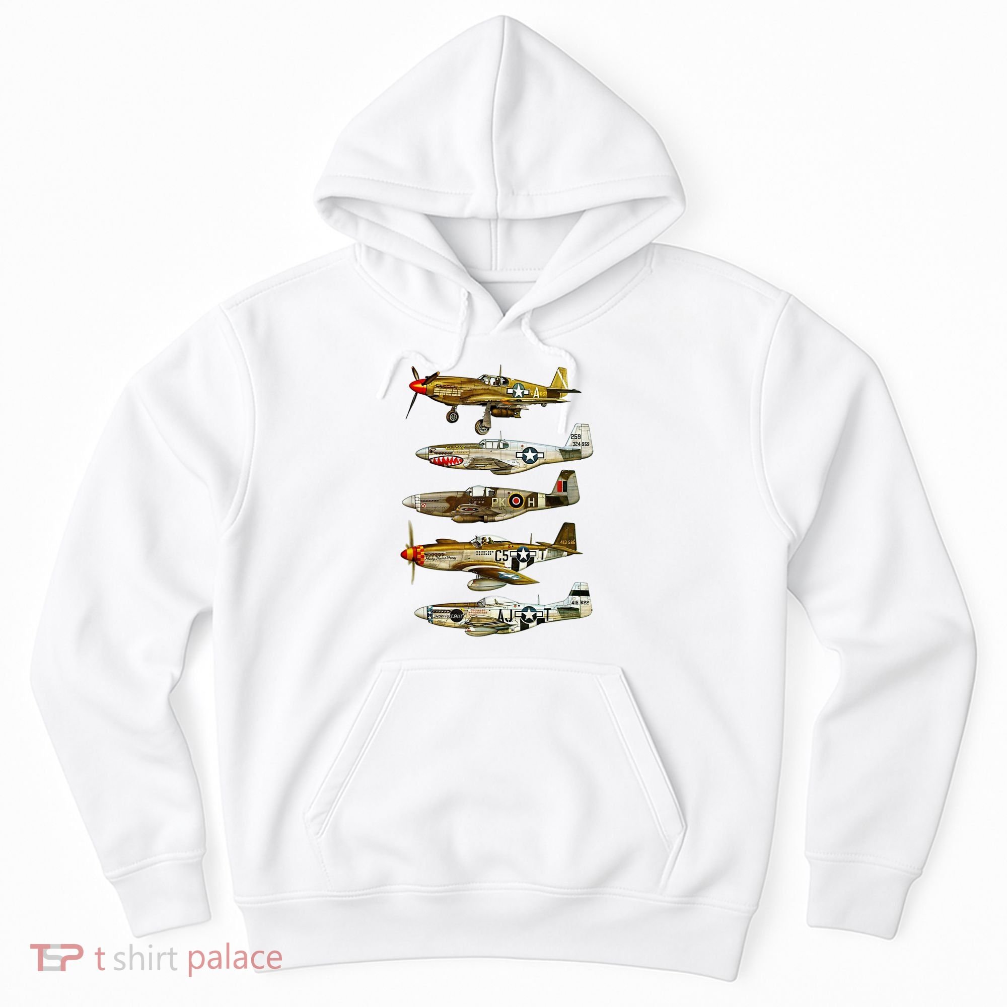 North American P51 Mustang WW2 Fighter Hoodie