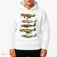 North American P51 Mustang WW2 Fighter Hoodie thumb 2