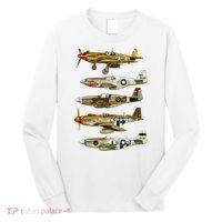 North American P51 Mustang WW2 Fighter Long Sleeve Shirt thumb 0