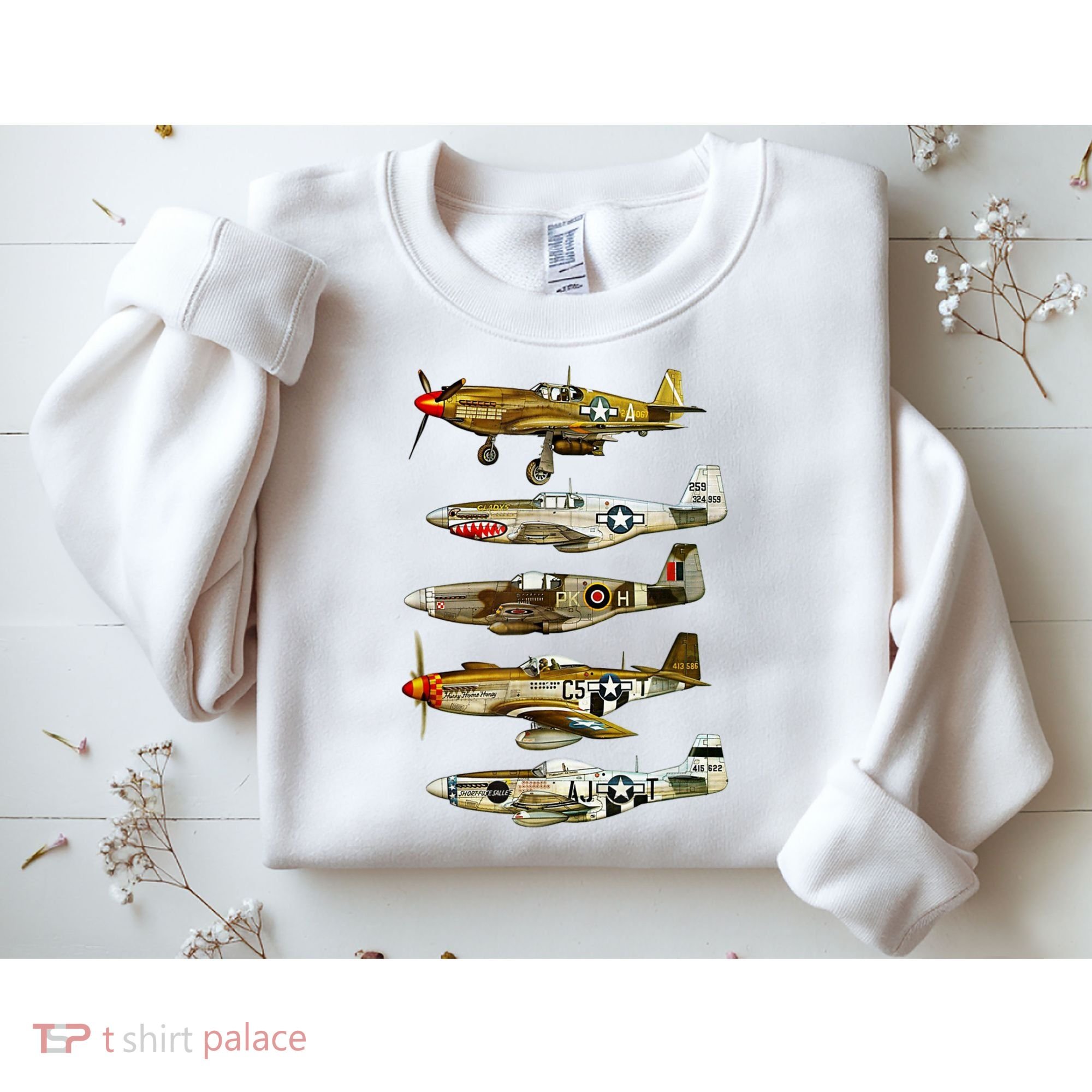 North American P51 Mustang WW2 Fighter Sweatshirt