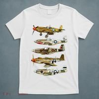 North American P51 Mustang WW2 Fighter T-Shirt thumb 5
