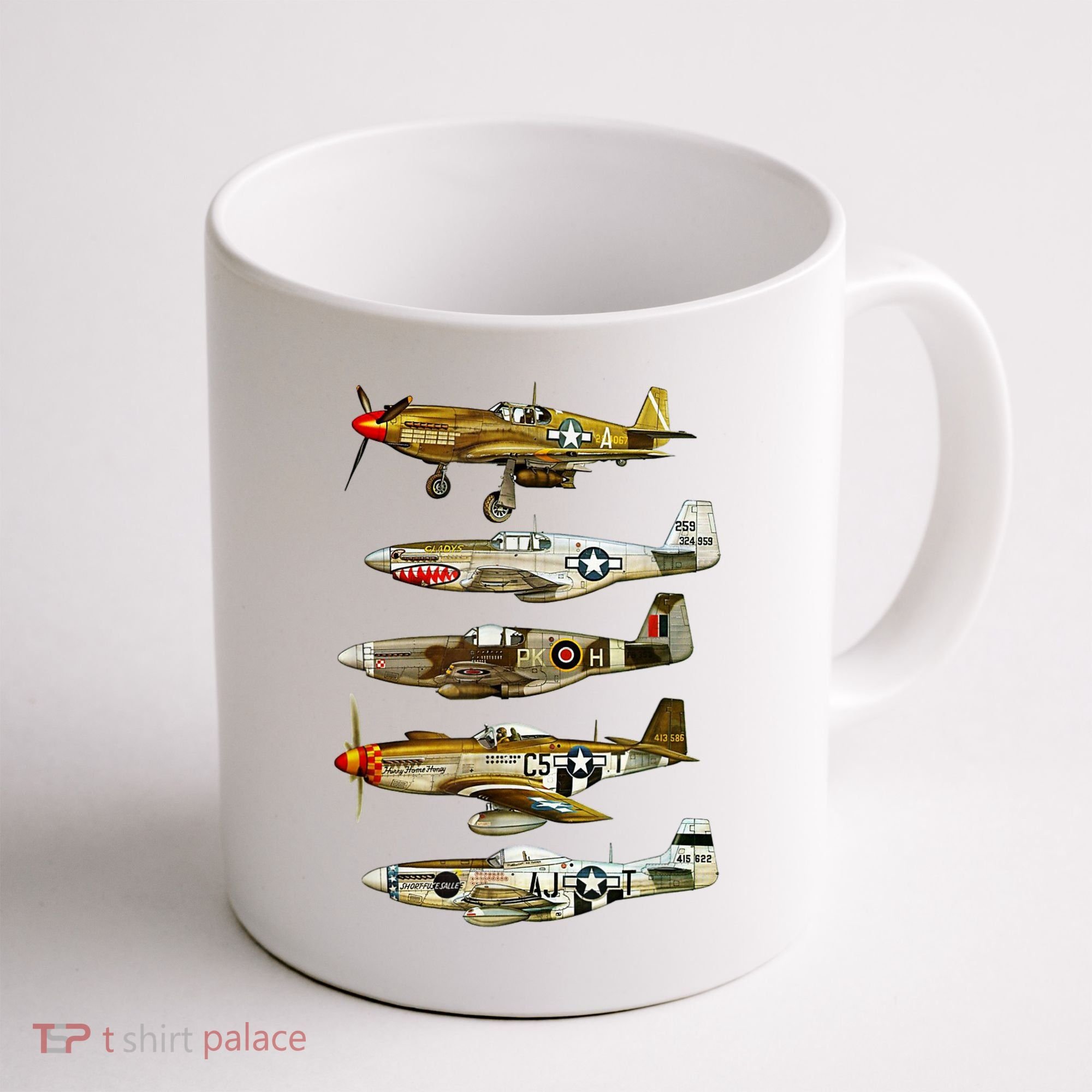 North American P51 Mustang WW2 Fighter Coffee Mug