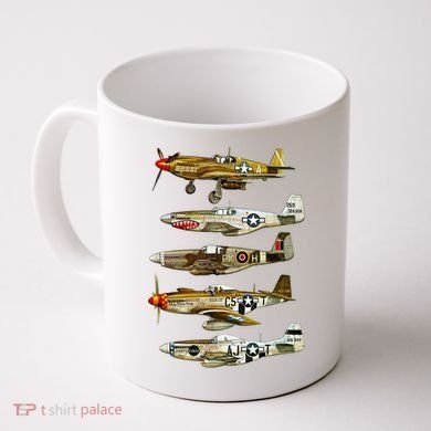 North American P51 Mustang WW2 Fighter Coffee Mug