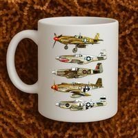 North American P51 Mustang WW2 Fighter Coffee Mug thumb 2